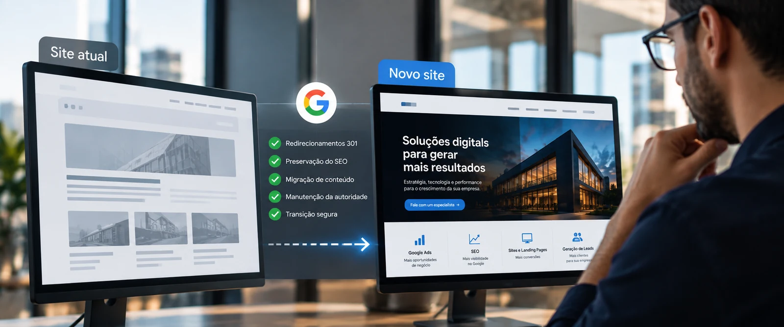 Como migrar o site sem perder posicionamento no Google