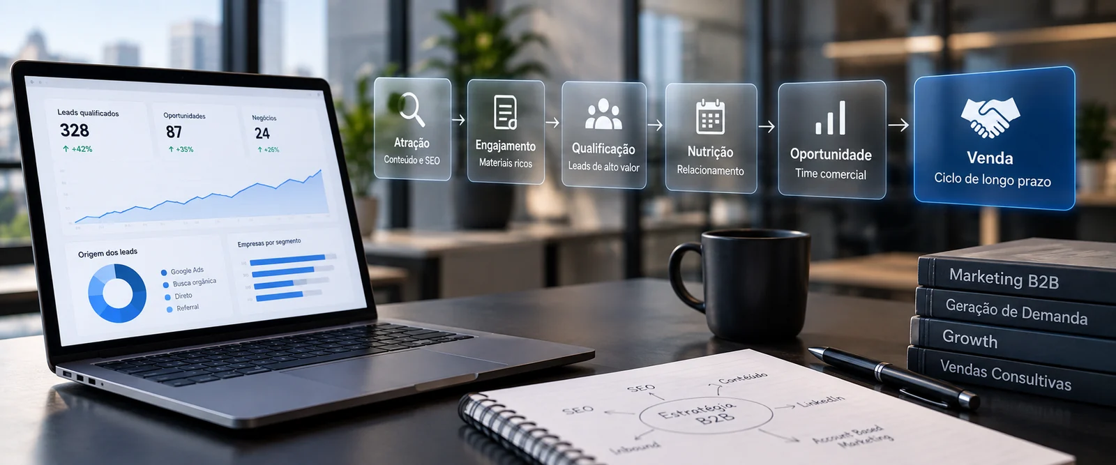 Marketing digital B2B: como gerar demanda com ciclo de venda longo