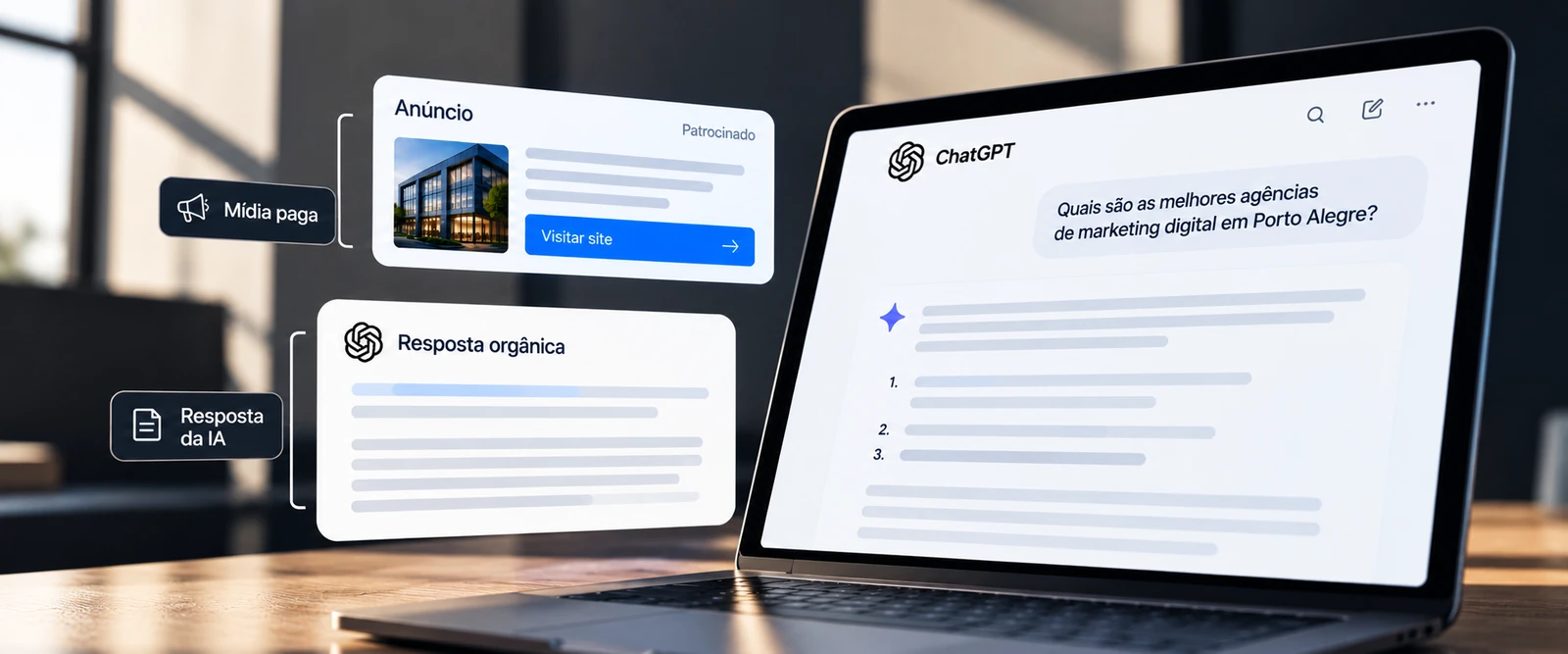 Anunciar no ChatGPT influencia as respostas orgânicas?
