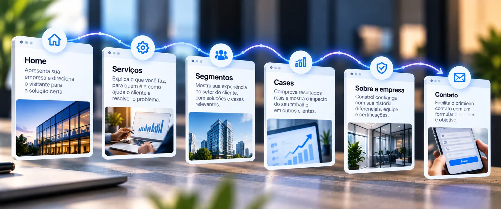 Páginas que todo site de empresa de serviços precisa ter