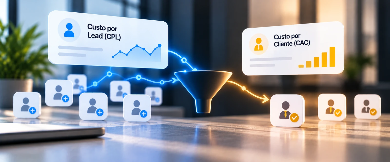 Custo por lead e custo por cliente: qual métrica olhar
