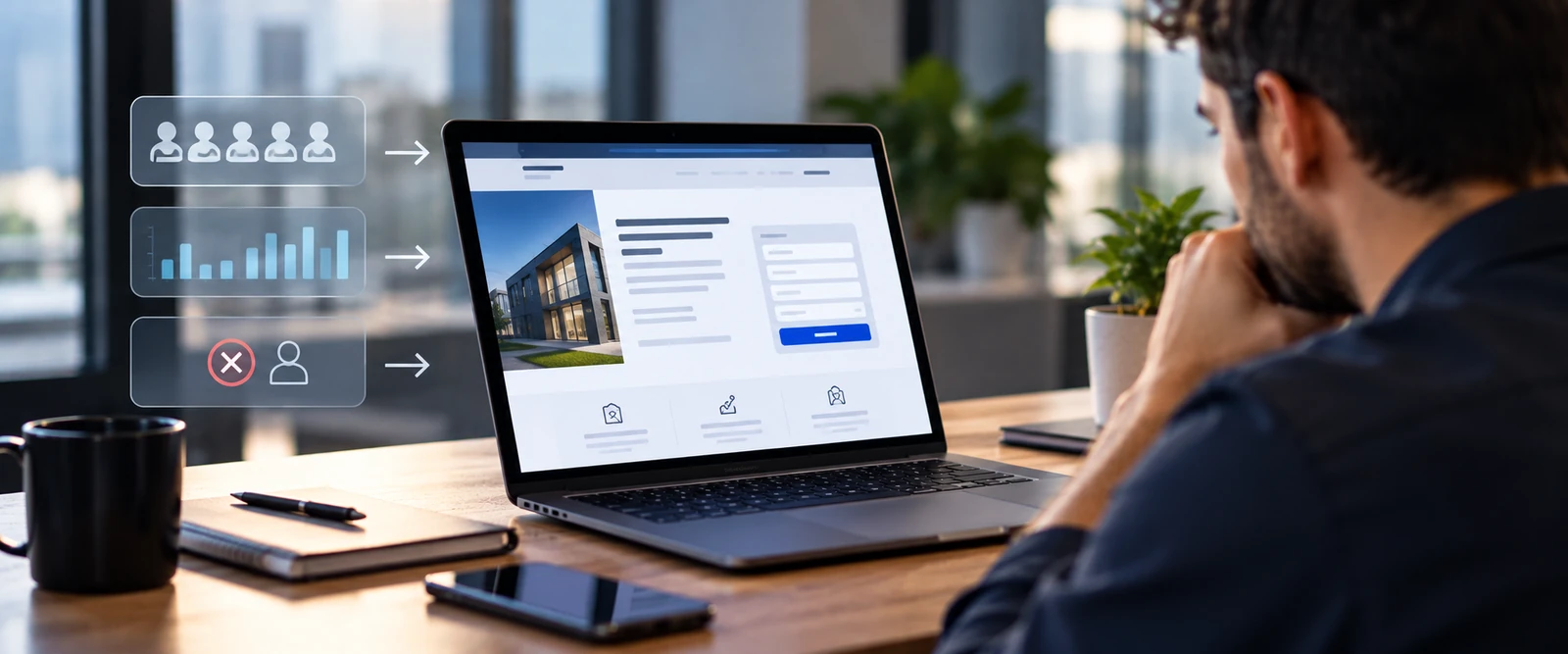 Por que uma landing page recebe visitas e não gera leads?