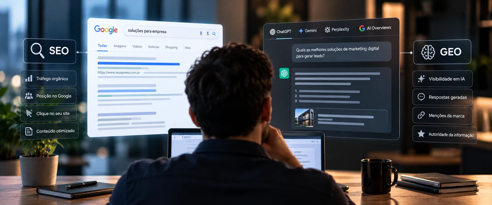 SEO ou GEO: onde uma empresa deve investir agora
