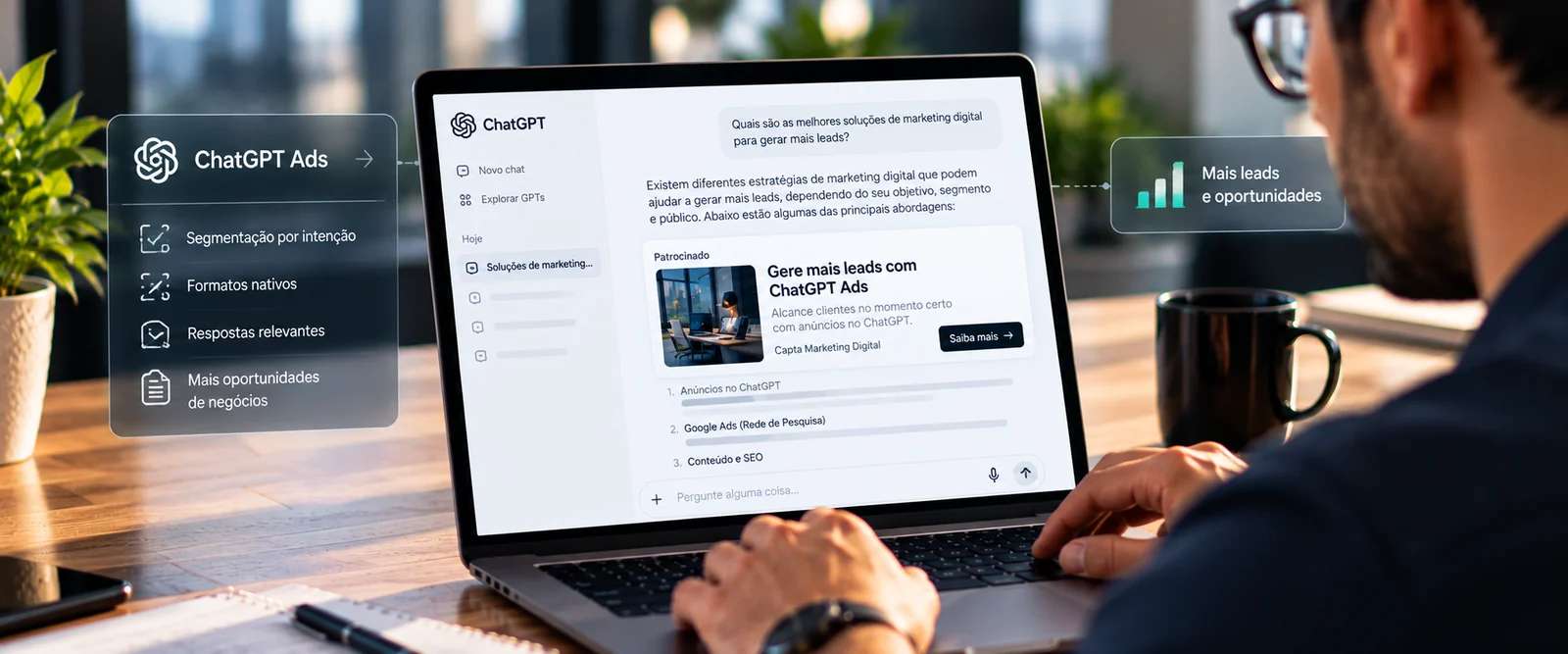 Como criar anúncios para o ChatGPT: o que muda em relação à busca