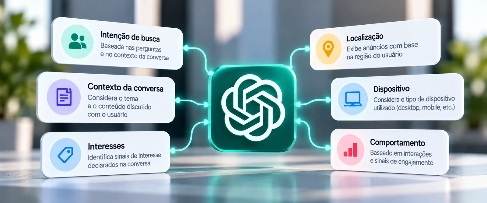 Segmentação no ChatGPT Ads: como os anúncios encontram o público