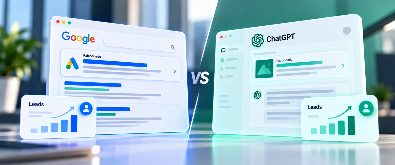 ChatGPT Ads ou Google Ads: como decidir qual gera mais leads para a sua empresa
