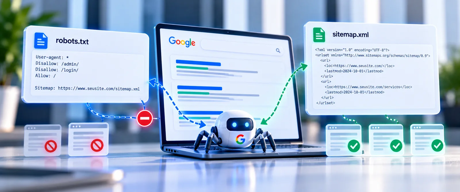 Robots.txt e sitemap.xml: o que cada arquivo faz no SEO