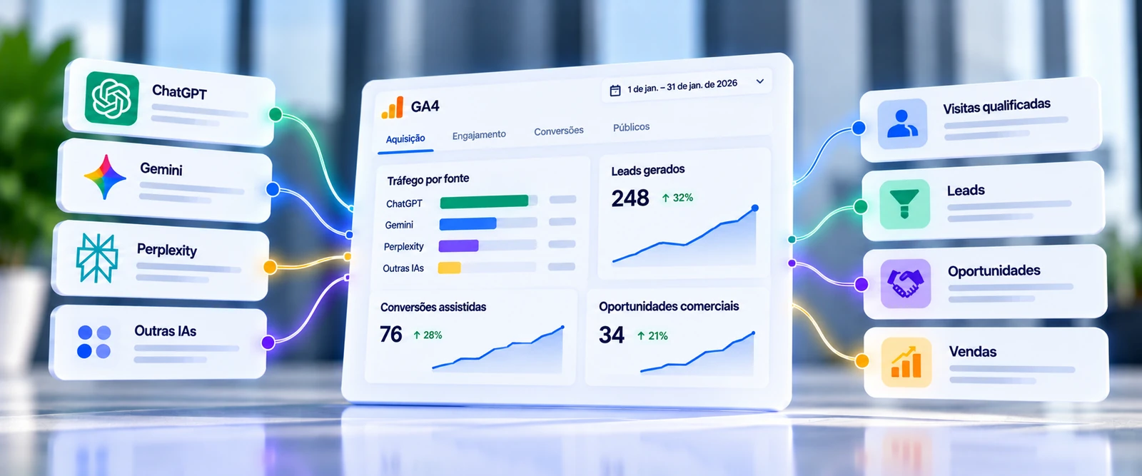 Como medir se o conteúdo de IA está trazendo oportunidades comerciais