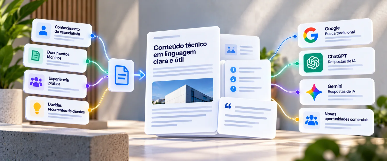 Como transformar conhecimento técnico da empresa em conteúdo encontrável