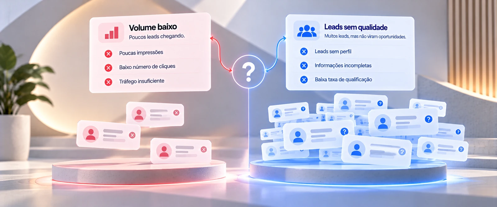 Leads em volume baixo ou leads sem qualidade: como identificar o problema